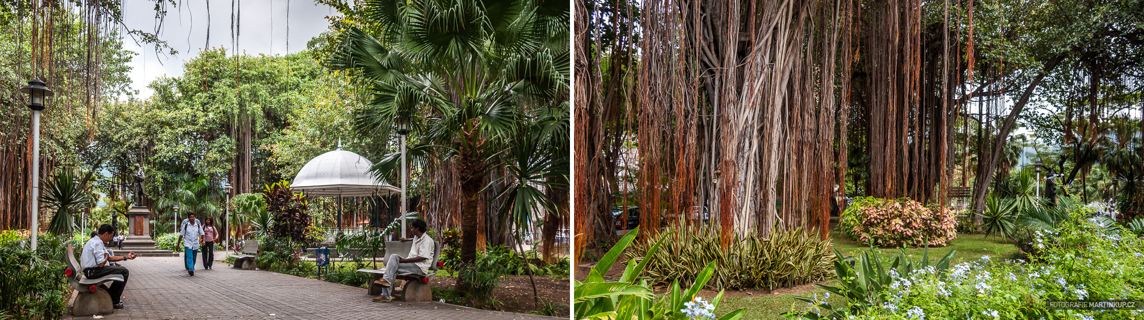 Městský park Company Gardens, Port Louis, Mauritius